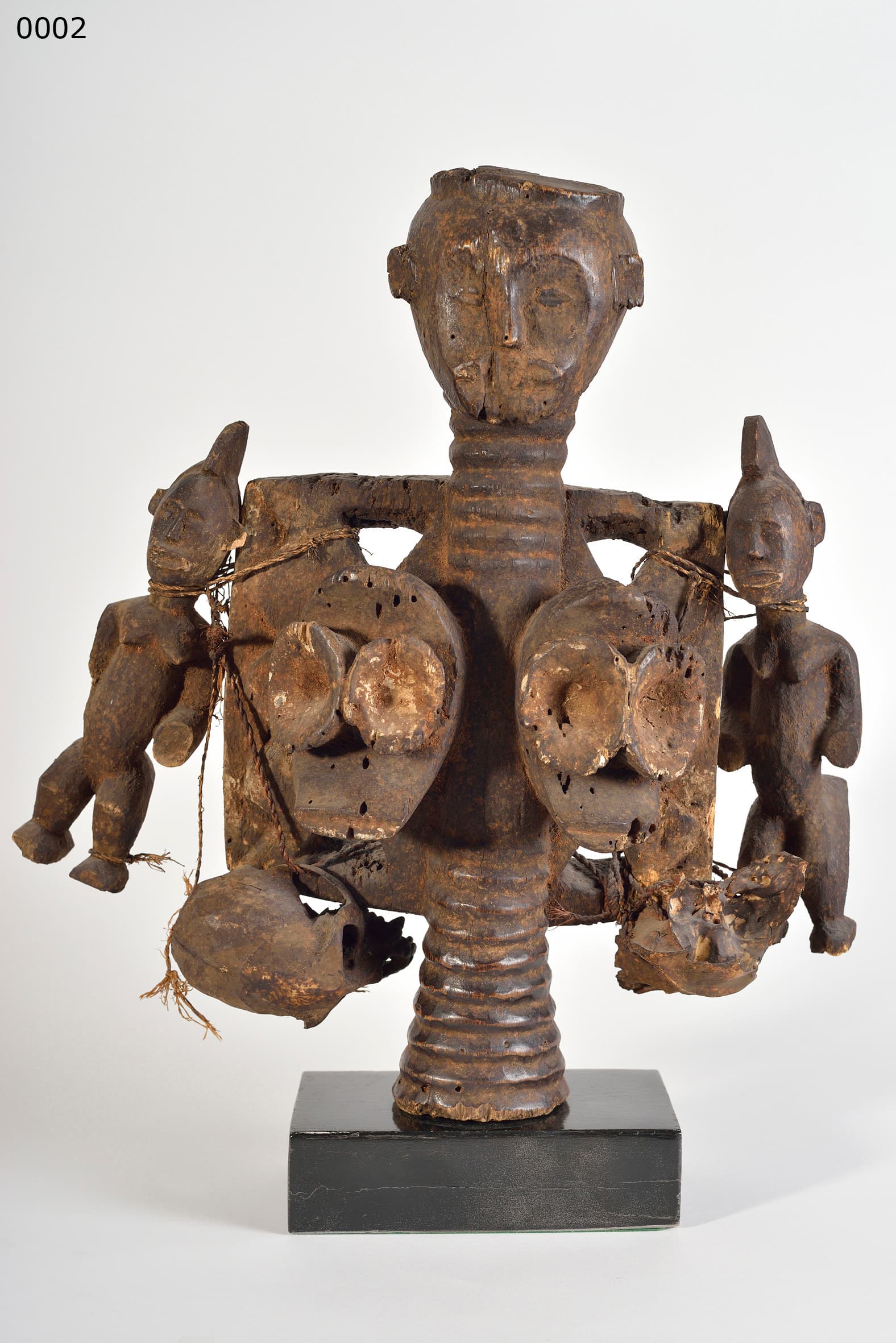 Ibibio — rare shrine altar with magic objects
