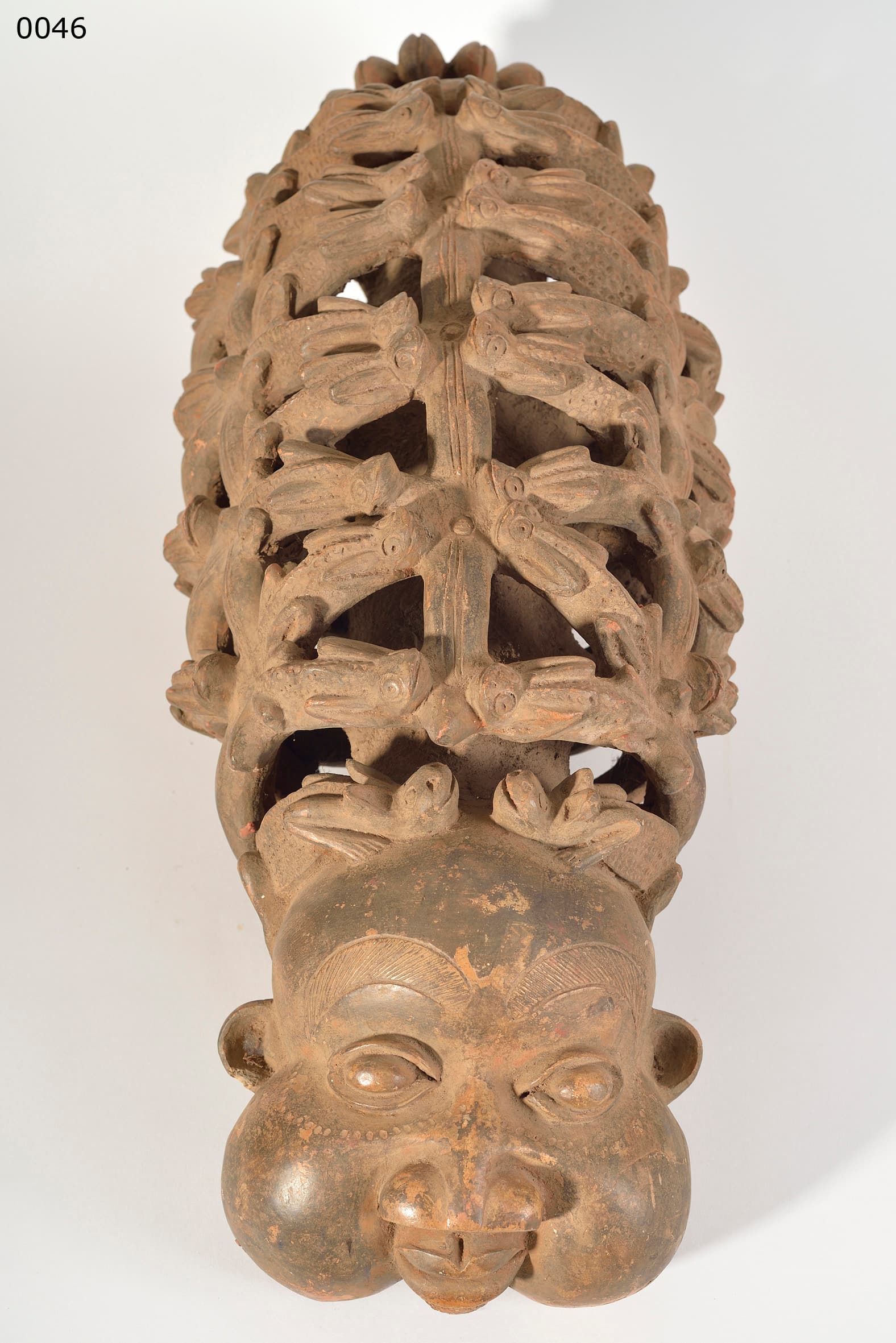 Bamum — tête de pipe de prestige