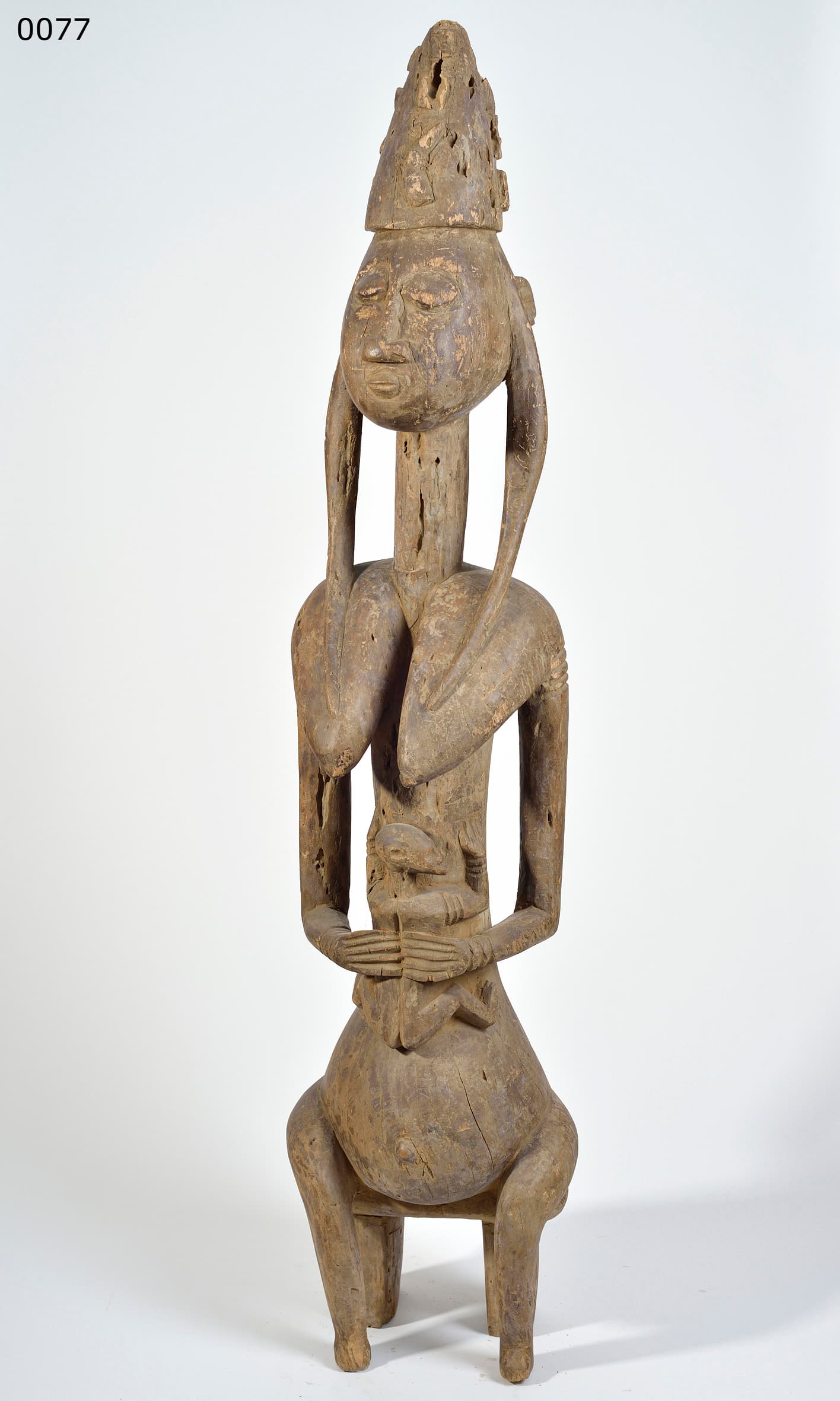 Bamana — shrine maternity figure