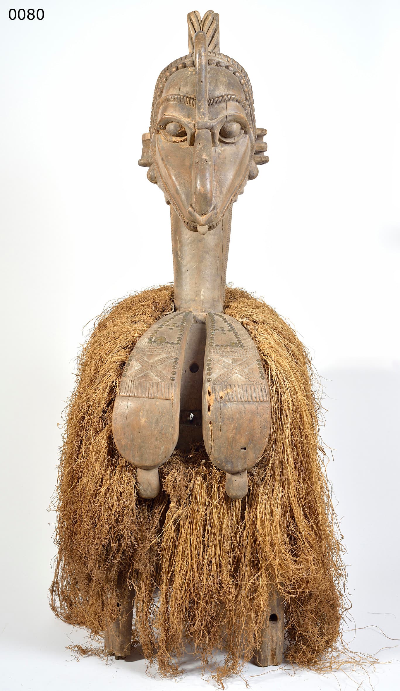 BAGA — un cale-tête ou un masque d'épaule rare (appelé NIMBA)