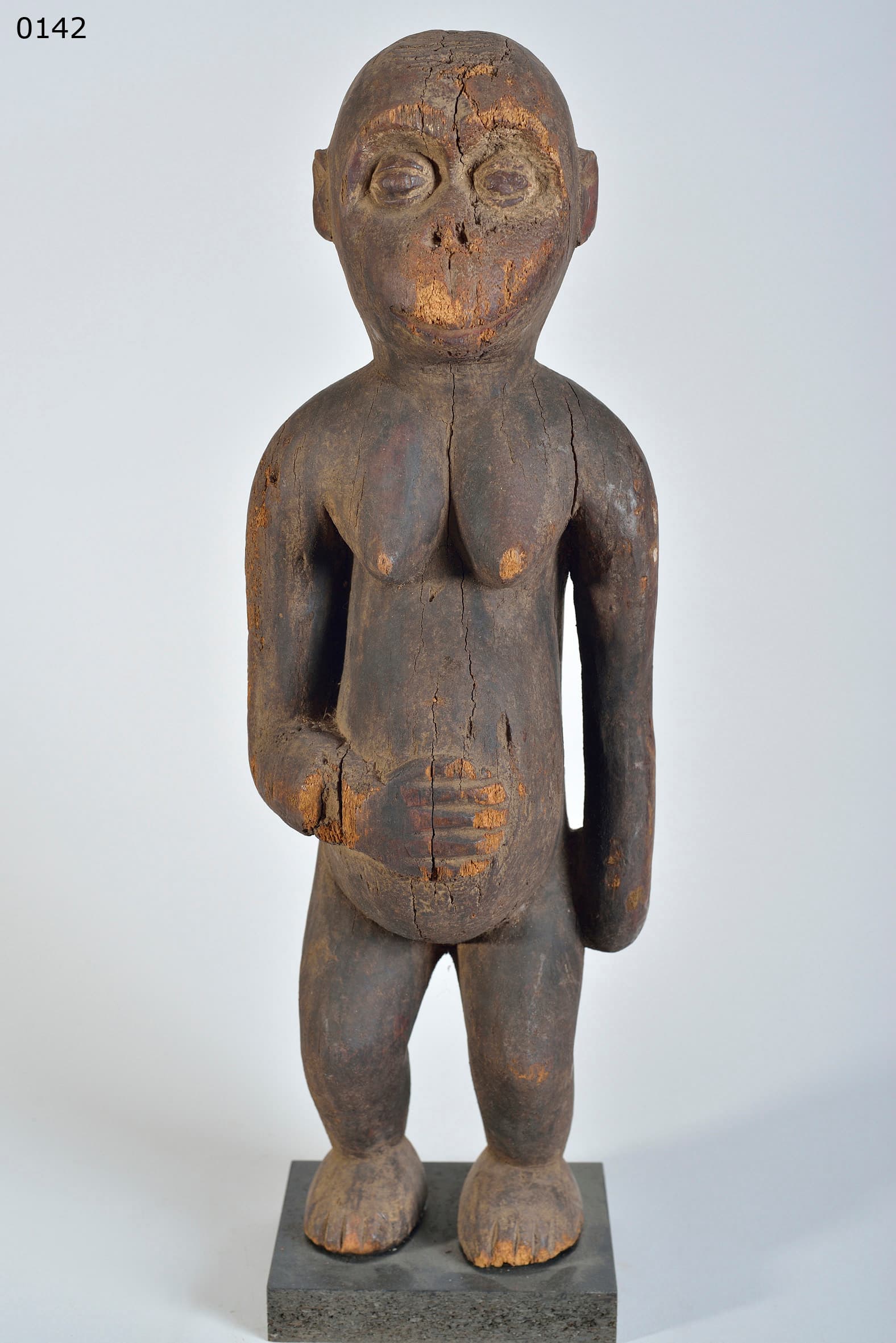 BAULE — simian statue (unusual and rare)