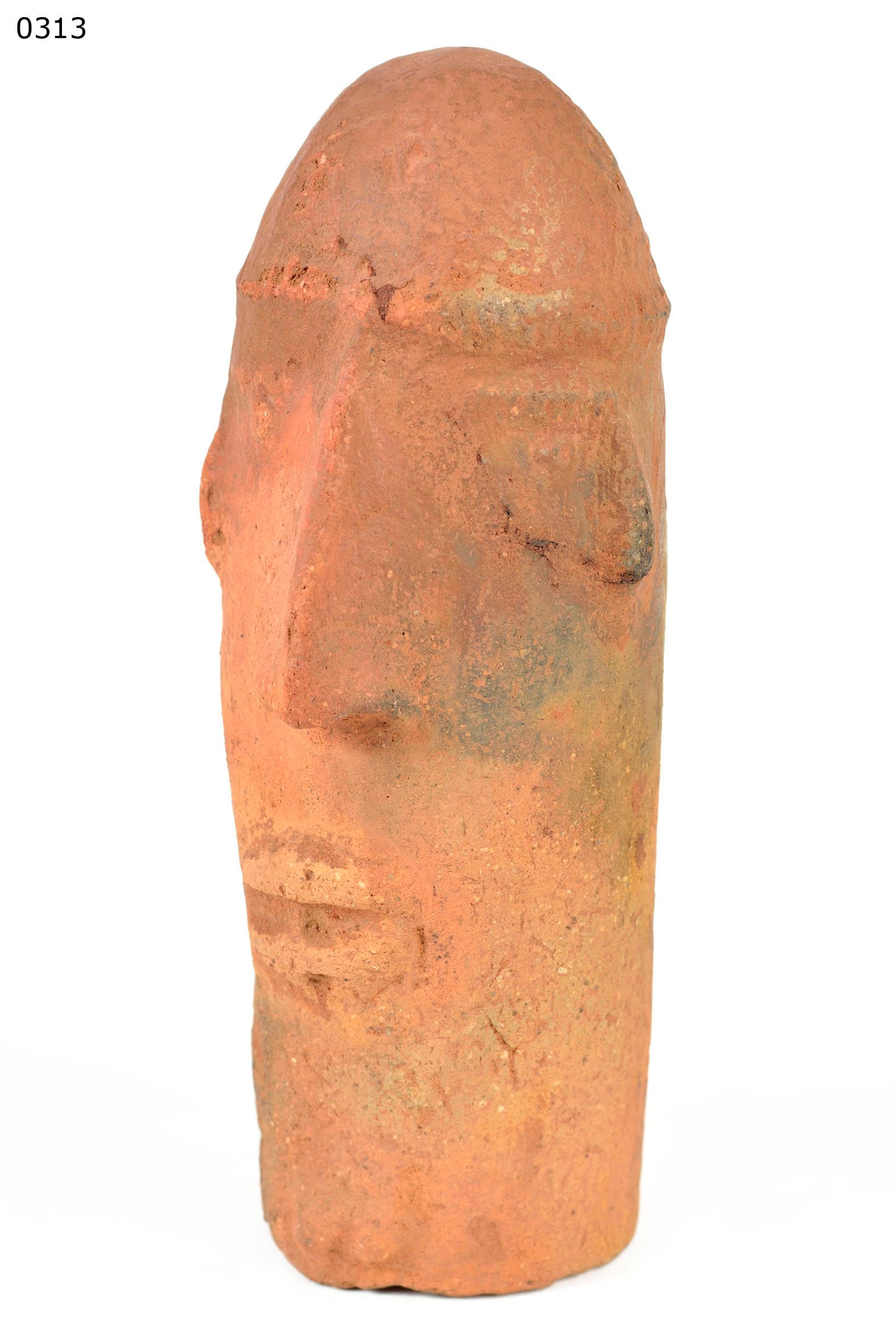 Bura — head of funerary vessel