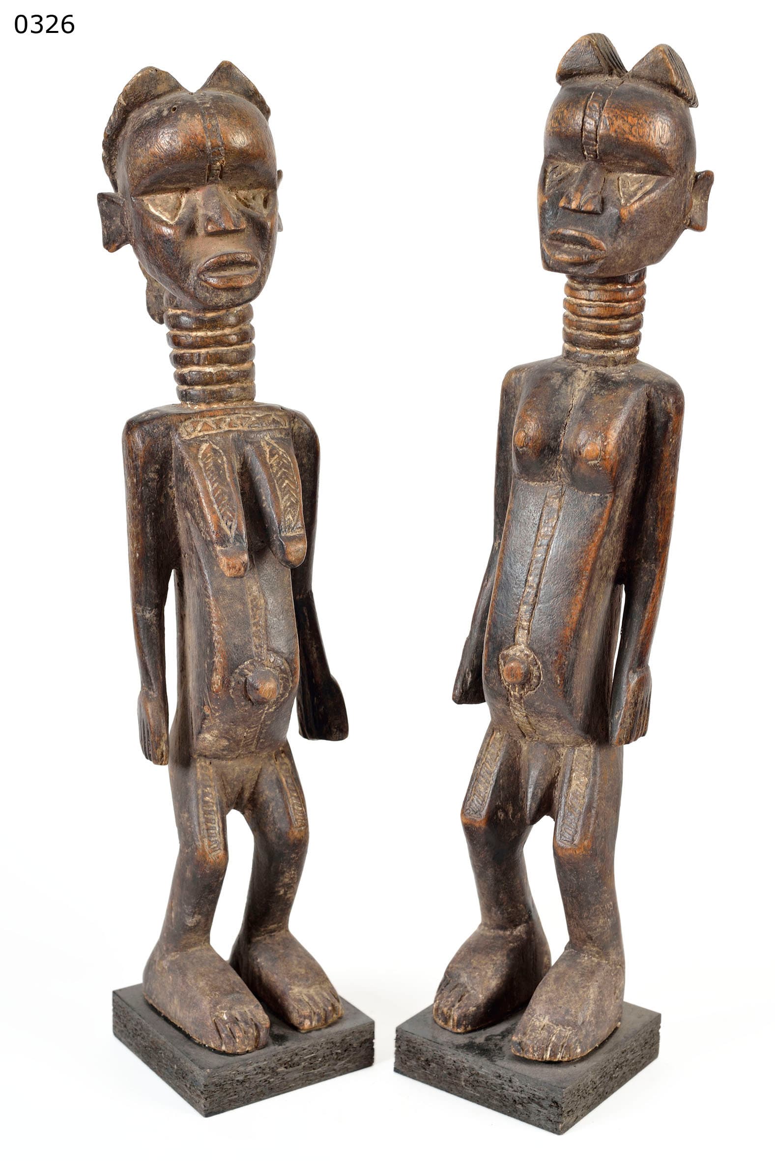 DAN/WE — ancestor couple (same set as spoon, pict. 327)