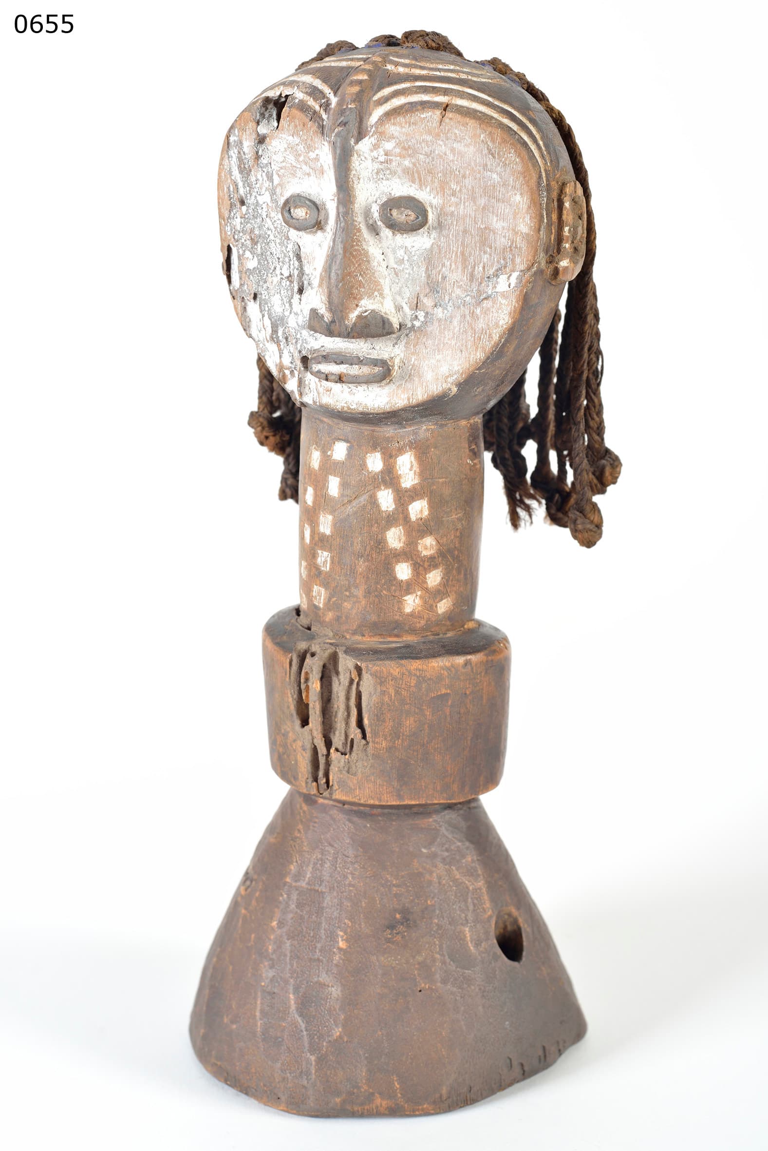 IDOMA — masque appui-tête (OGLINYE), illustré "Les arts de la BENUE" par François Neyt, 1985, p. 119 ; "sculpture of Northern Nigeria" par Roy Sieber, New York 1961, p. 8