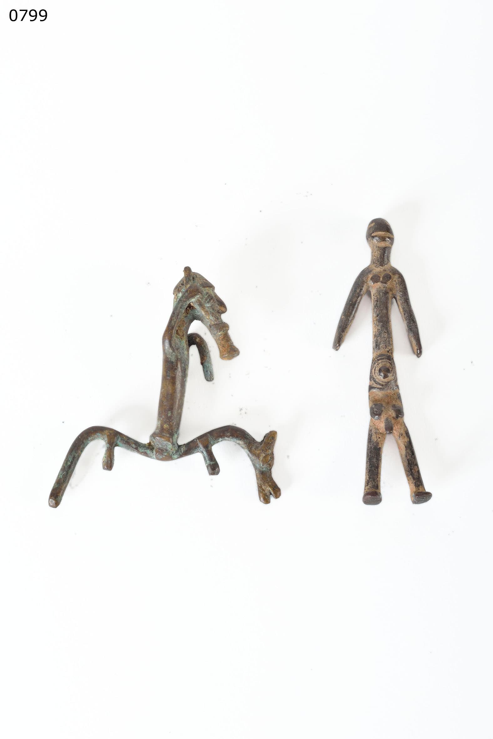Inland Niger Delta — two figures - equestrian and human