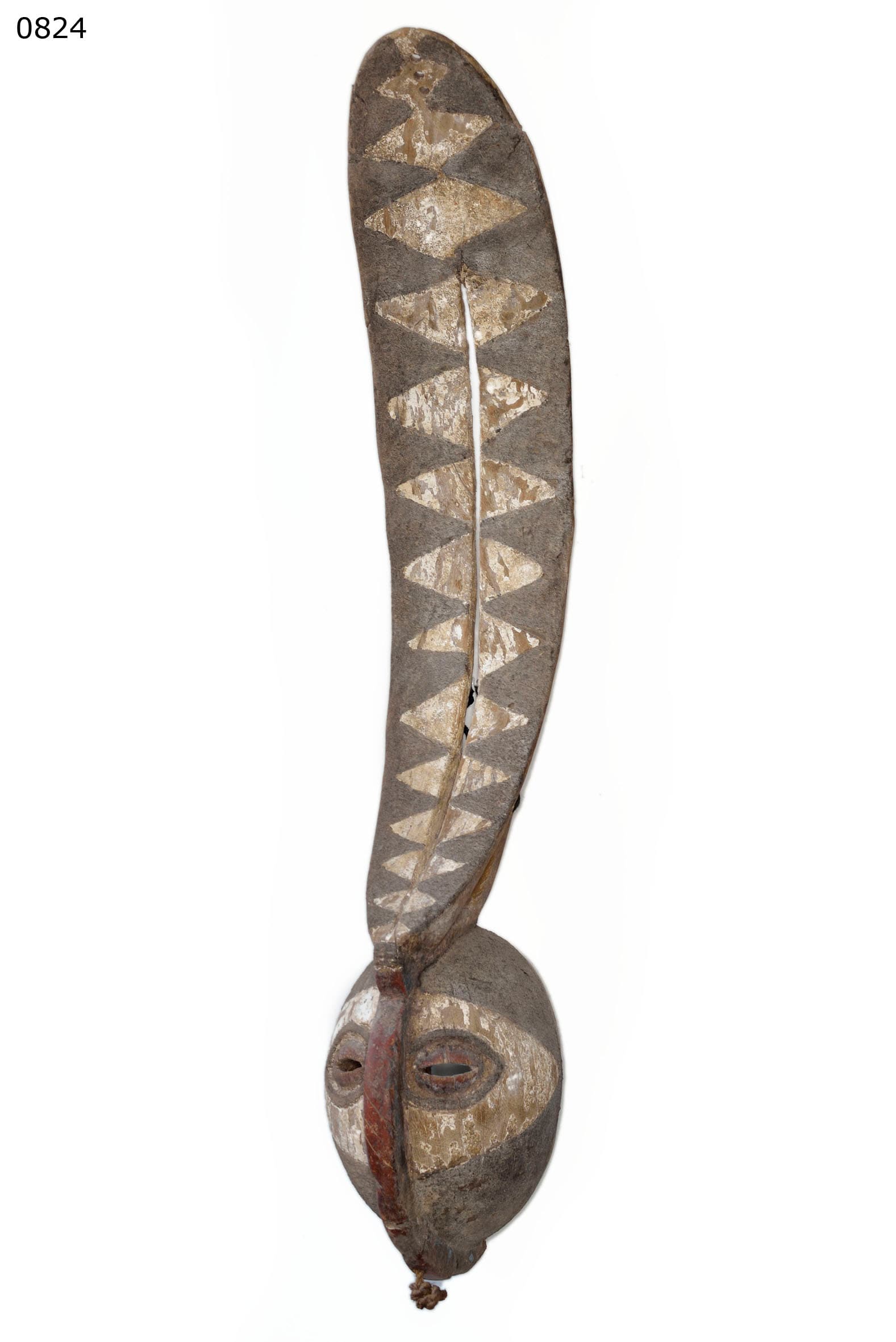 Mossi/Kurumba — mask with head crest