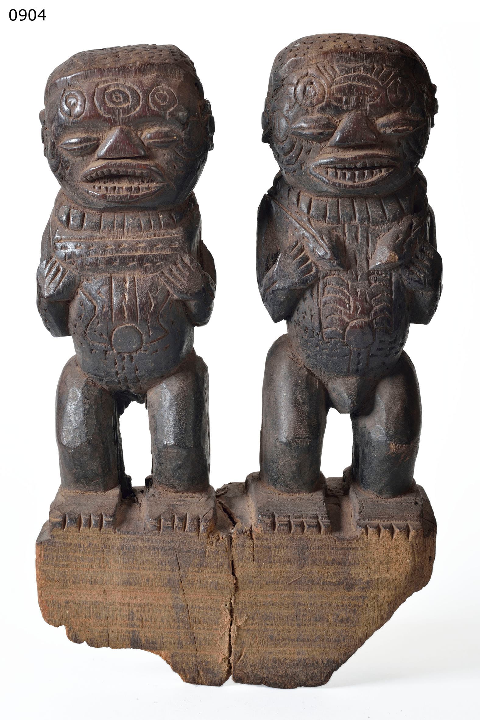 KUYU — couple de figurines d'autel