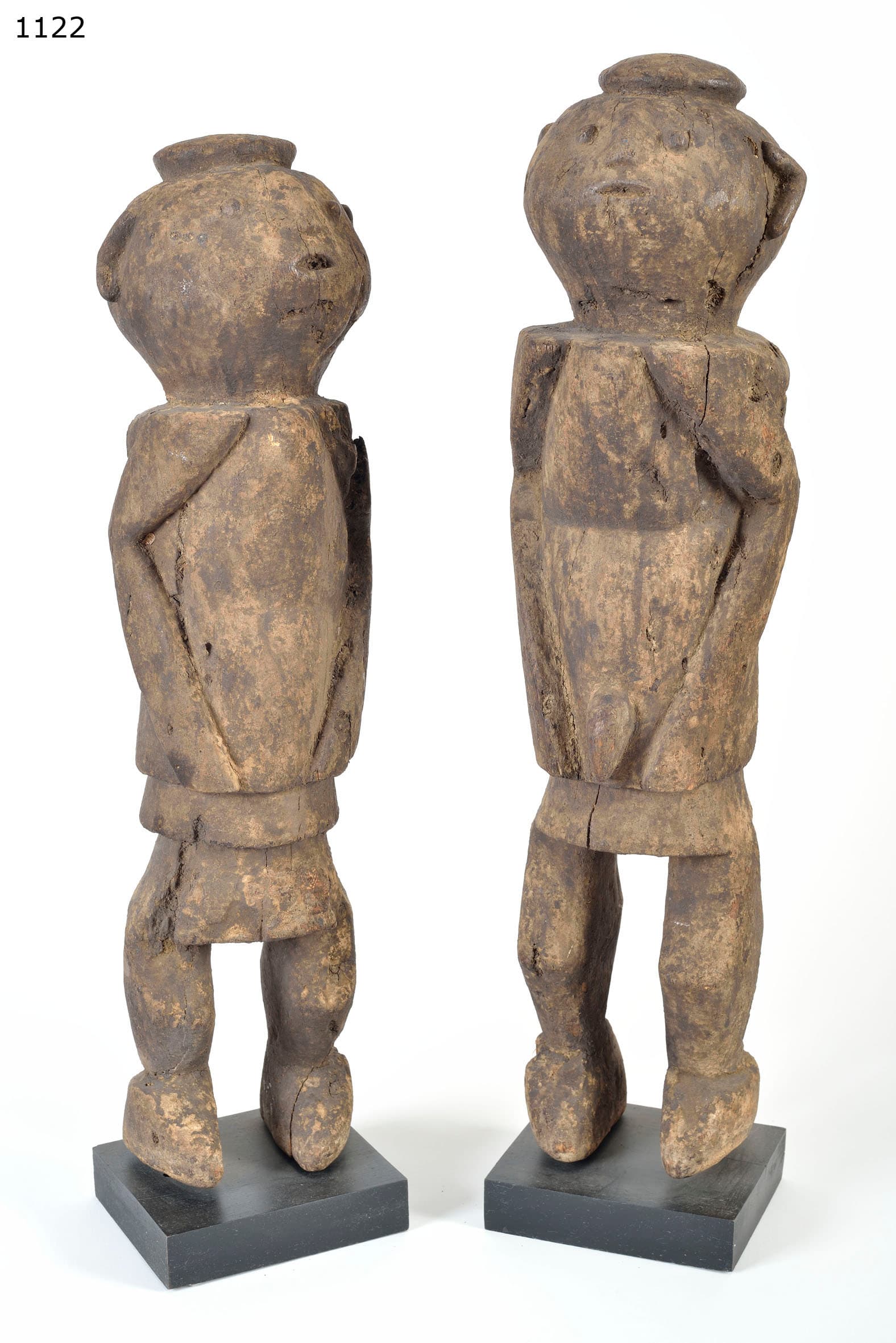 CHAMBA — deux statues d'ancêtres rares