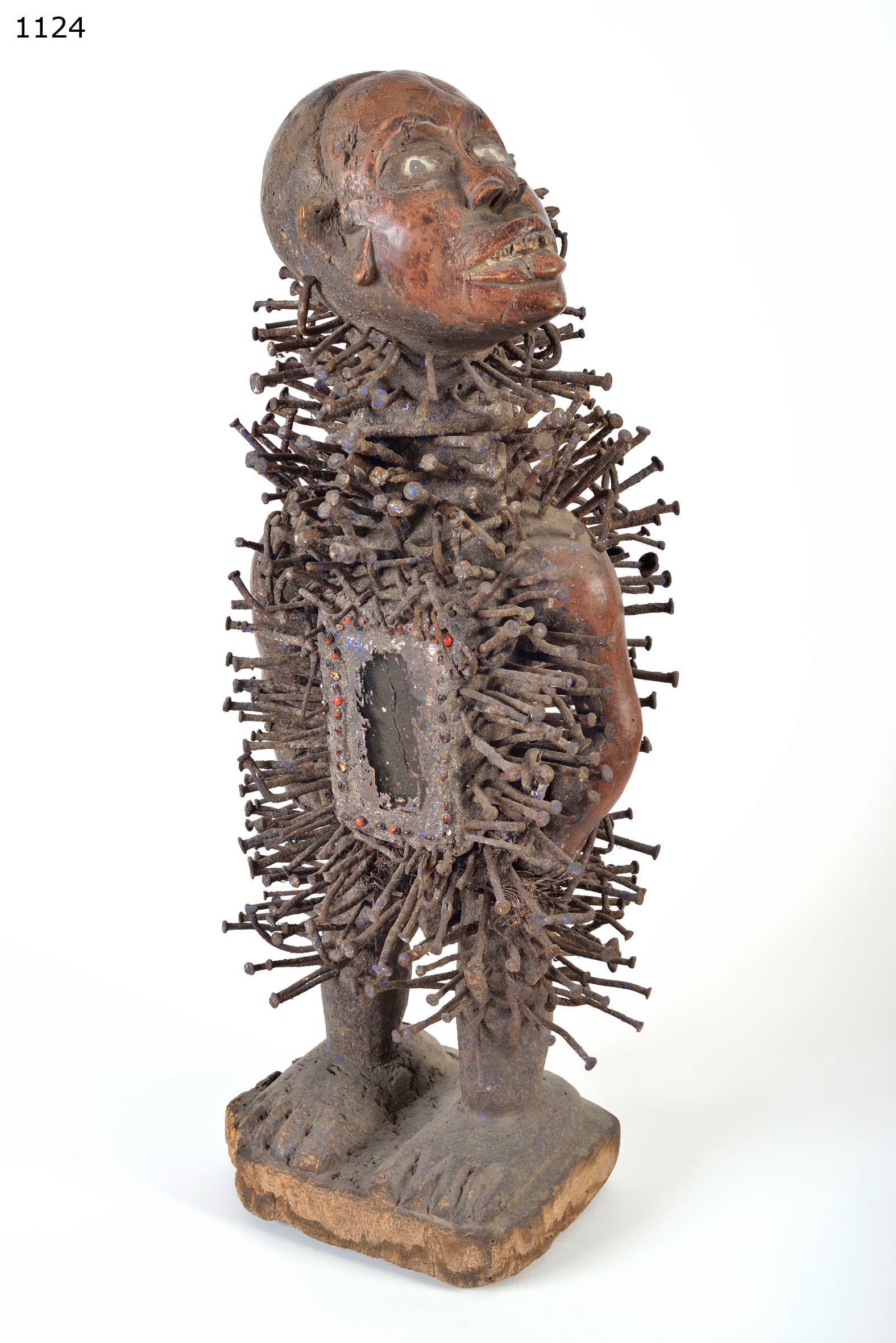 Kongo/Vili — power figure (nail fetish)